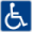Emblemat - osoba niepełnosprawna